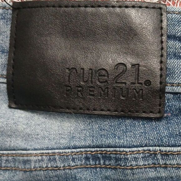 Rue21 Men's Graphic  Skinny Supreme Flex Black Jeans 32/32 - Picture 15 of 15